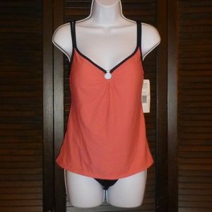 Mainstream Melon Tankini Full Coverage Set, 10 NWT